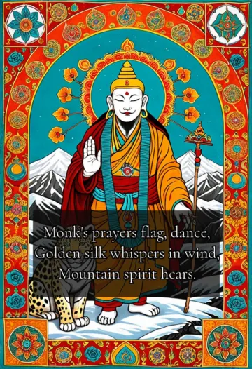 Fluttering Wishes on Windy Peaks